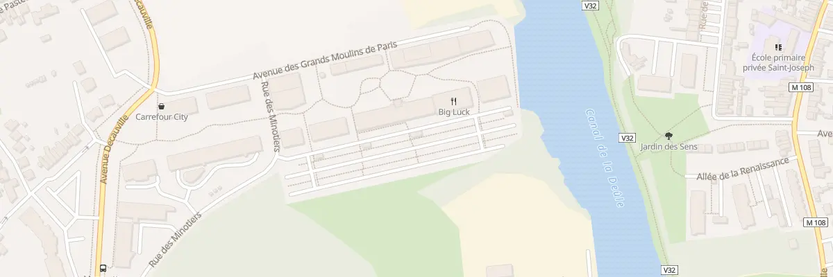 Plan du 31 Av Gds Moulins de Paris à Marquette-lez-Lille