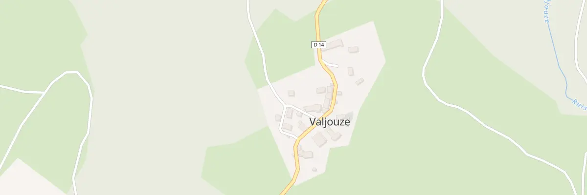 Plan du 6002 Le Bourg à Valjouze