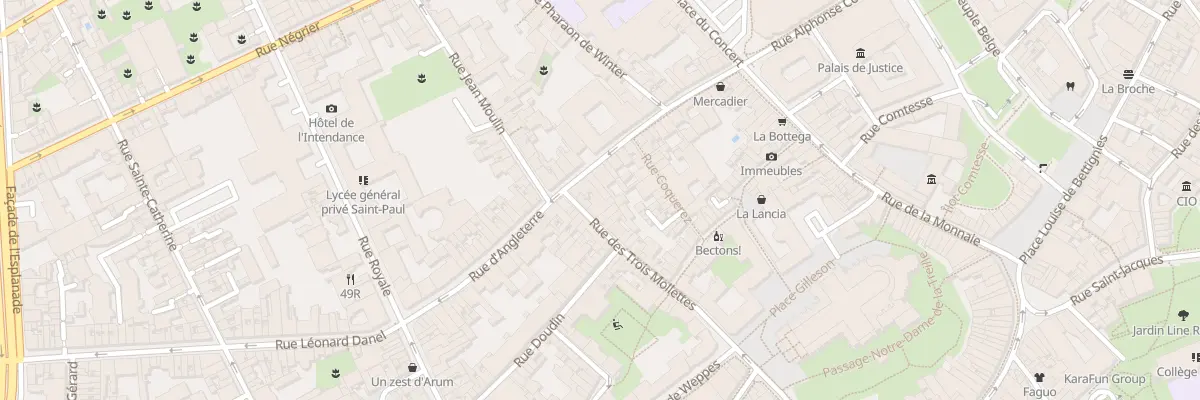Plan du 43 Rue d’Angleterre à Lille
