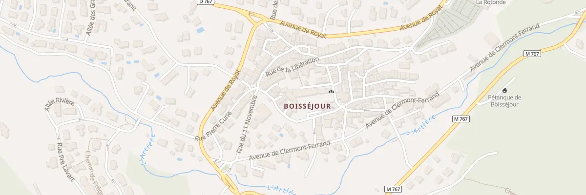 Plan du 8 Rue N Perret Boissejour à Ceyrat