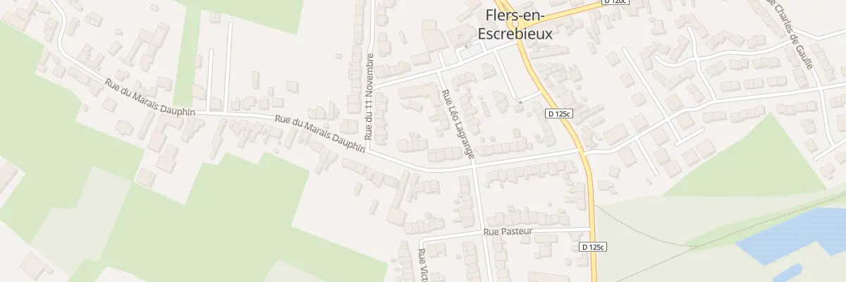 Plan du 53 Rue du Marais Dauphin à Flers-en-Escrebieux
