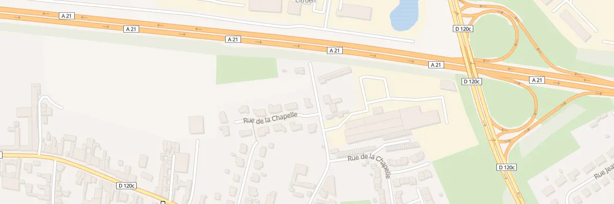 Plan du 29 Rue de la Chapelle à Flers-en-Escrebieux