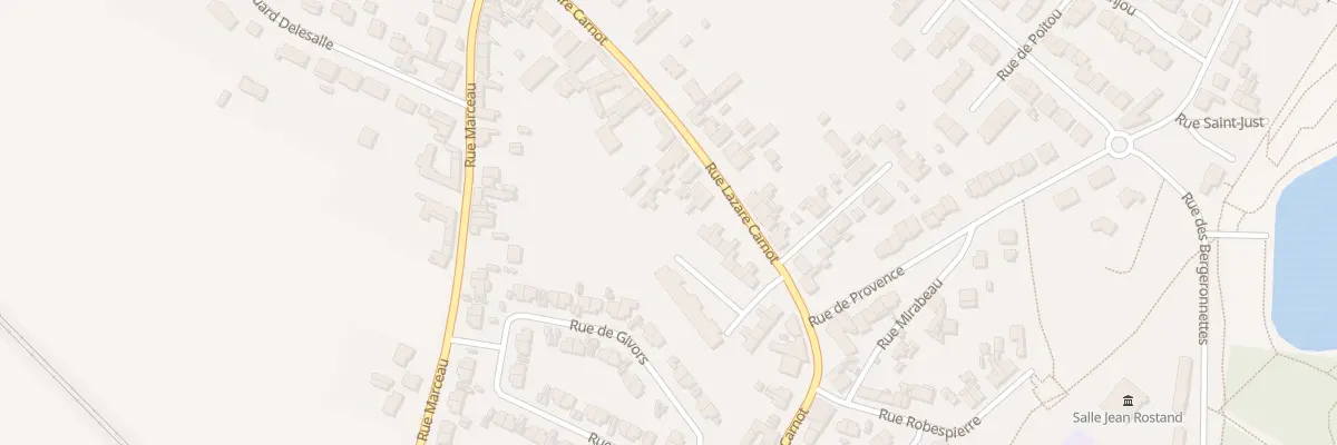 Plan du 22B Rue Lazare Carnot à Leforest