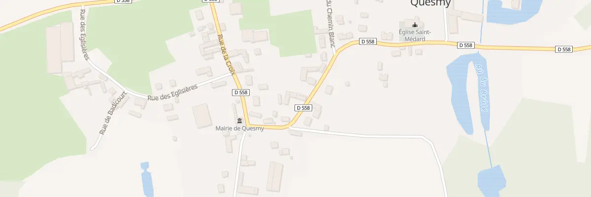 Plan du 99 Rue de l’Eglise à Quesmy
