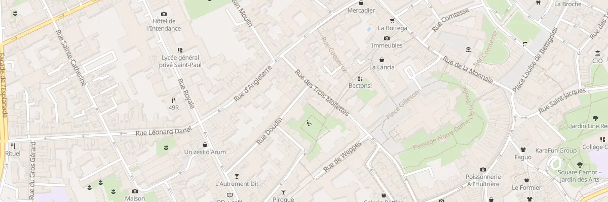 Plan du 42 Rue Doudin à Lille