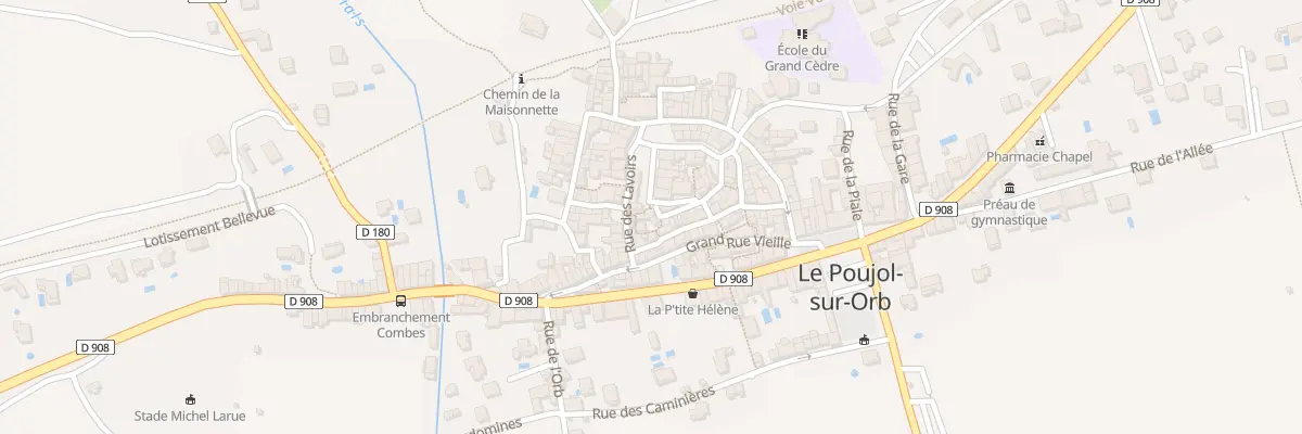 Plan du 8 Rue du Porche au Poujol-sur-Orb