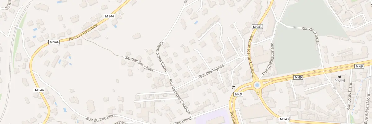 Plan du 26 Rue des Vignes à Chamalières