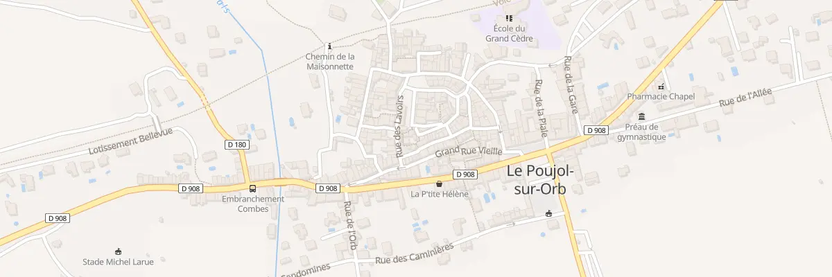 Plan du 2 Rue du Porche au Poujol-sur-Orb