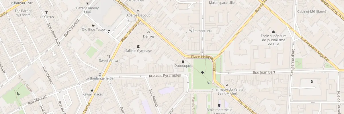 Plan du 236 Rue de Solférino à Lille