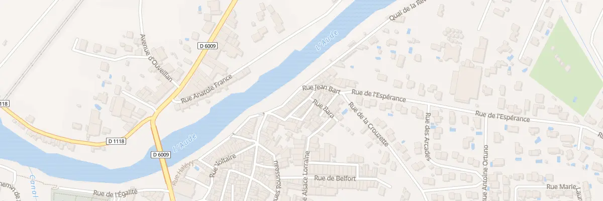 Plan du 3 Rue Fabre d’Eglantine à Coursan