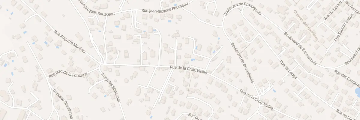 Plan du 90 Rue de la Croix Vieille à Millau