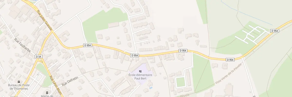 Plan du 37 Rue Emile Zola à Thumeries