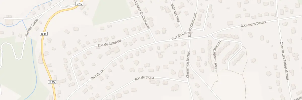Plan du 28 Rue du Lac à Châtel-Guyon