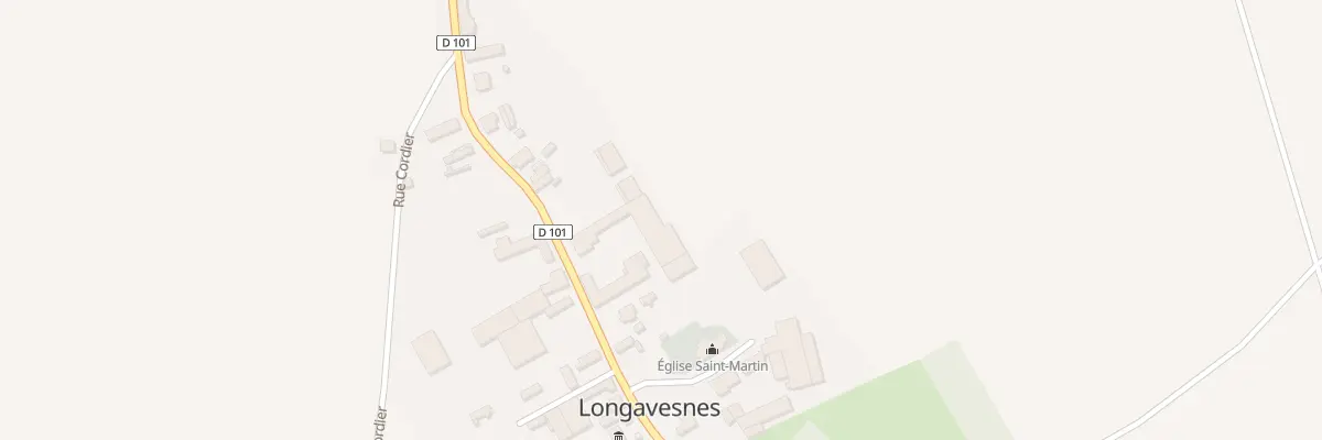 Plan du 10 Rue Principale à Longavesnes
