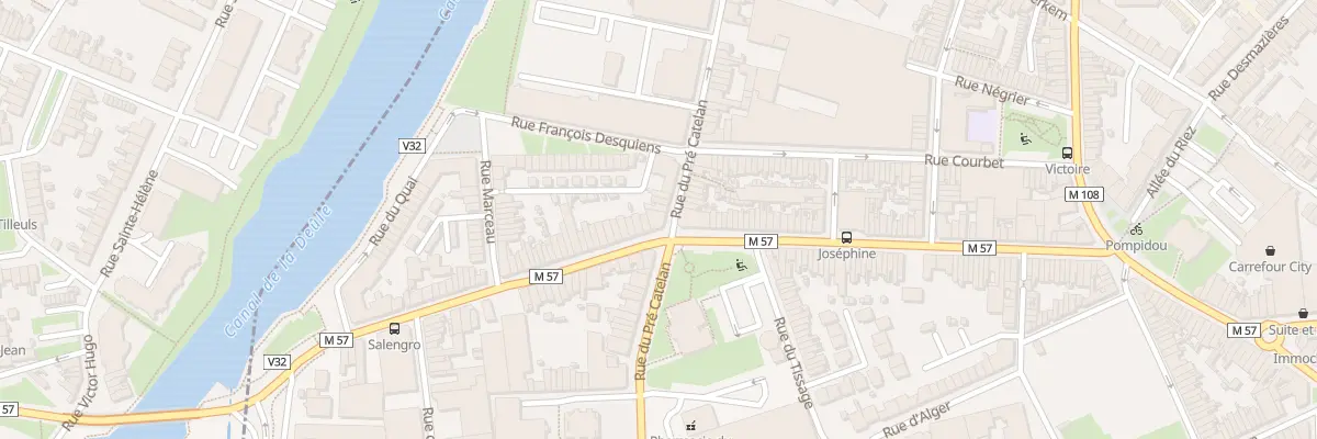Plan du 100 Rue Roger Salengro à La Madeleine