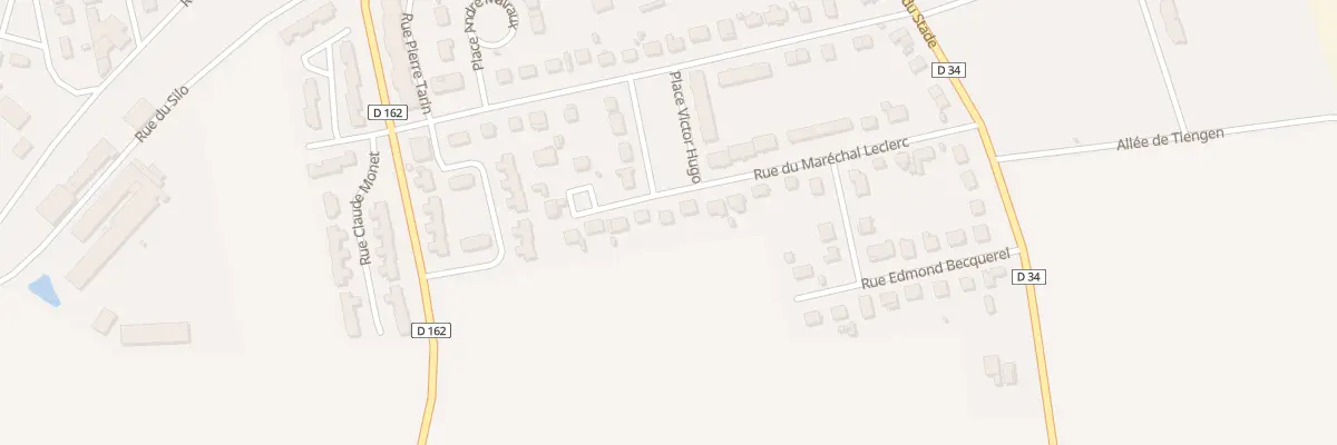 Plan du 21 Rue du Marechal Leclerc à Courtenay