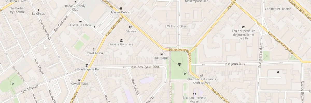 Plan du 238 Rue de Solférino à Lille