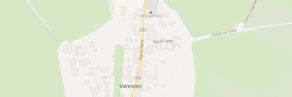 Plan du 14 Rue du Turbie à Varesnes