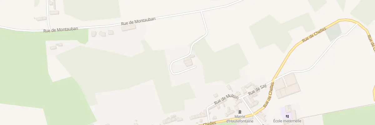 Plan du 1 Rue de Montauban à Hautefontaine