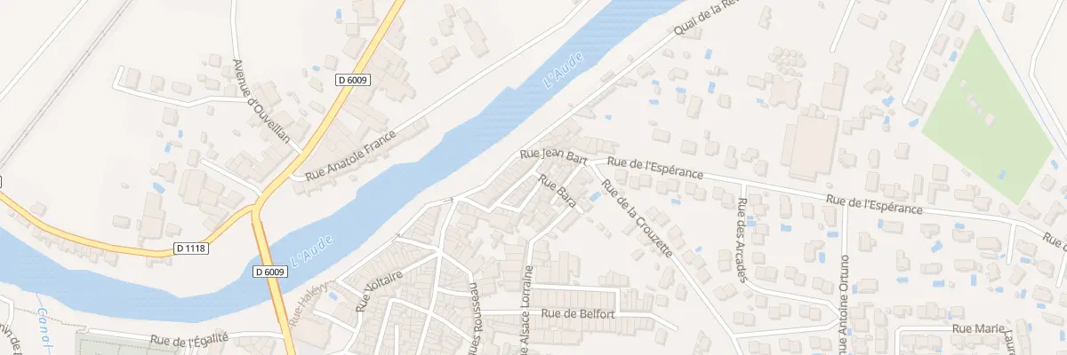 Plan du 2 Rue Bara à Coursan