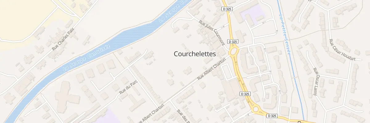 Plan du 6 Rue Albert Charton à Courchelettes