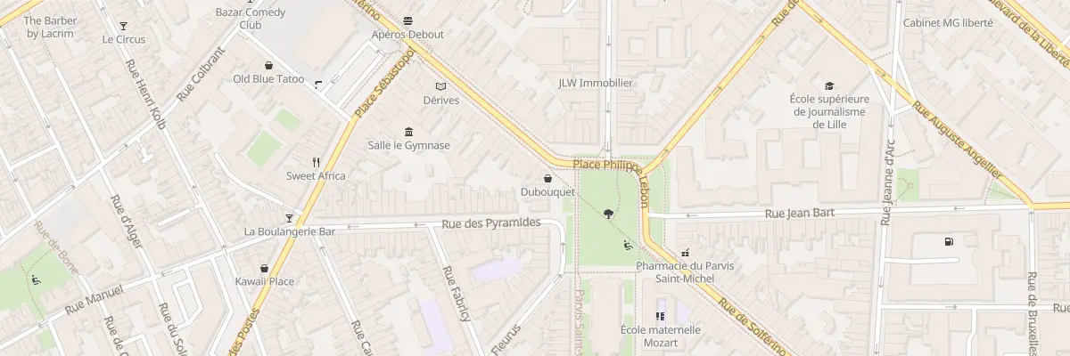 Plan du 242 Rue de Solférino à Lille