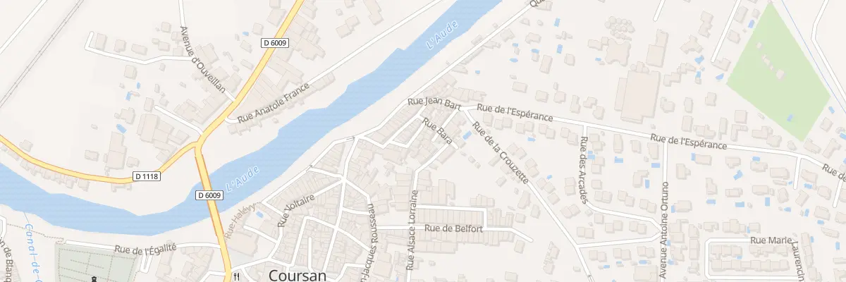 Plan du 12 Rue Danton à Coursan