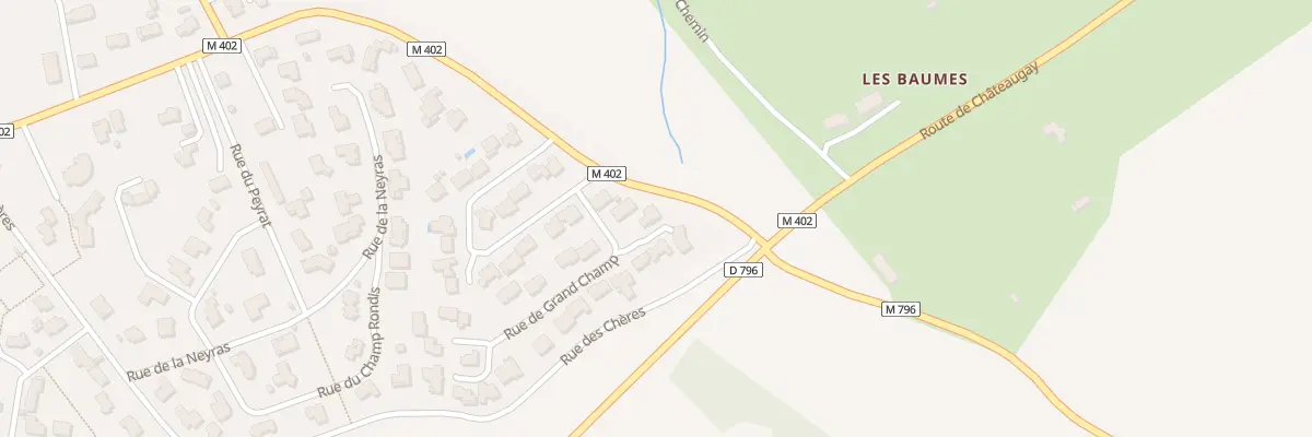 Plan du 15 Rue de Grand Champ à Malauzat