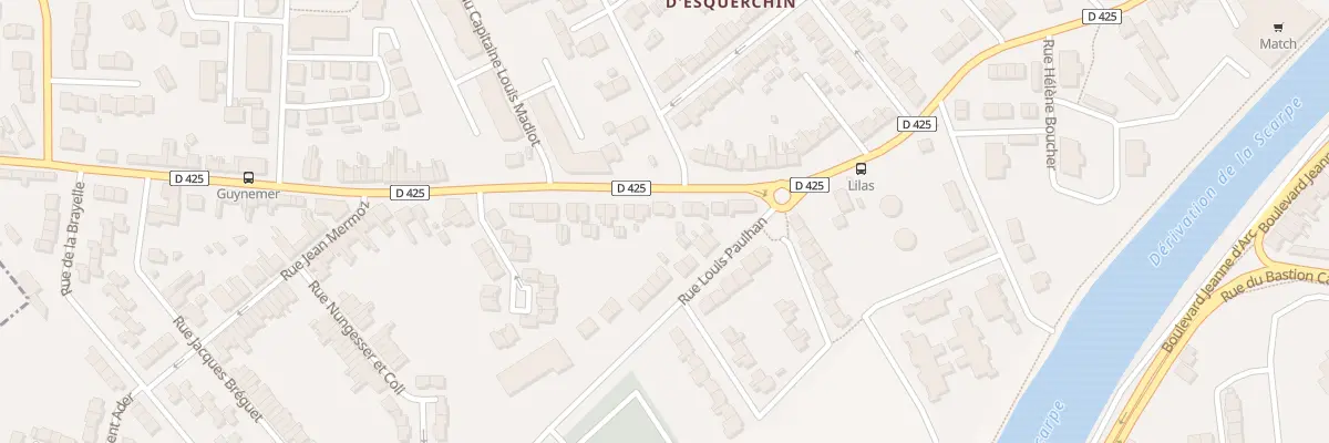 Plan du 419 Rue Guynemer à Douai