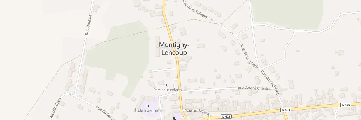 Plan du 12 Rue Montmart à Montigny-Lencoup