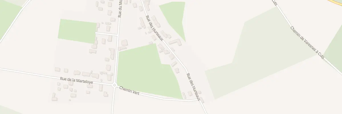 Plan du 312 Rue des Hurteaux à Varesnes