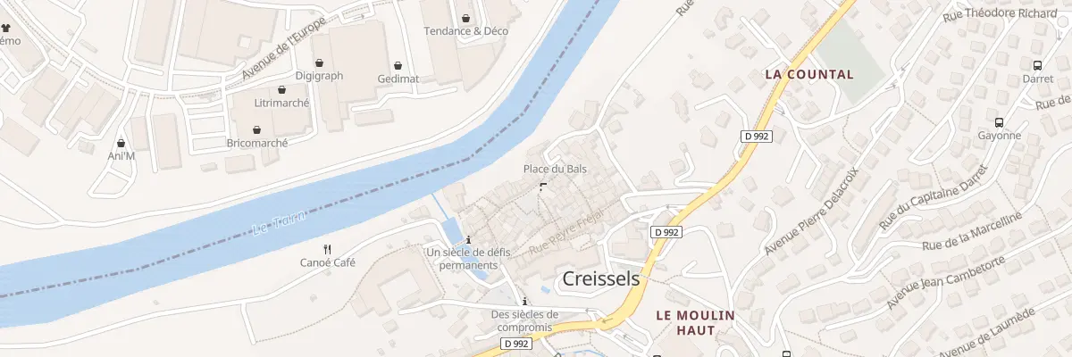 Plan du 3 Pl du Planadie à Creissels