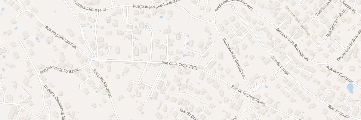 Plan du 88 Rue de la Croix Vieille à Millau