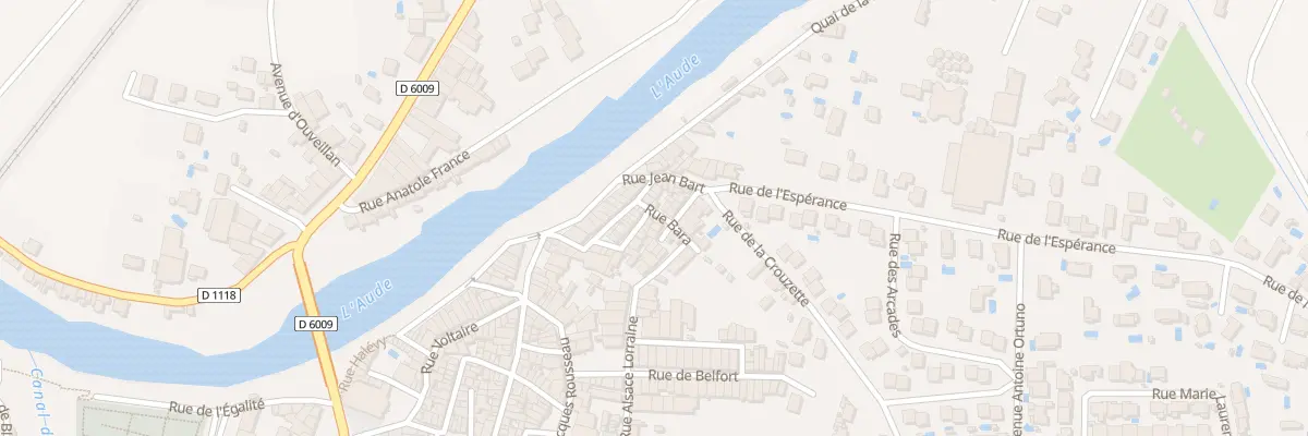 Plan du 6 Rue Bara à Coursan