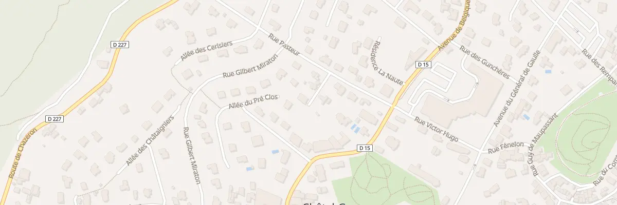 Plan du 11 Rue Pasteur à Châtel-Guyon