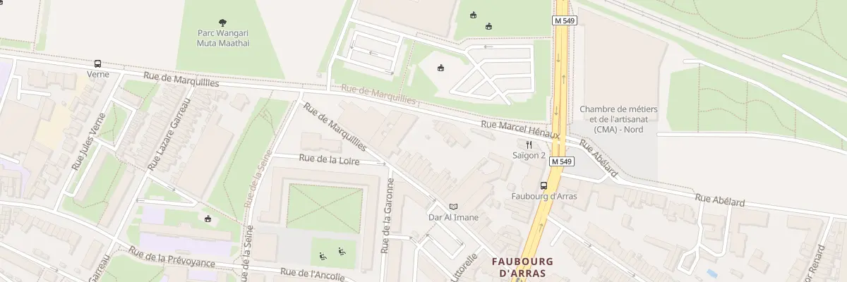 Plan du 39 Rue de Marquillies à Lille