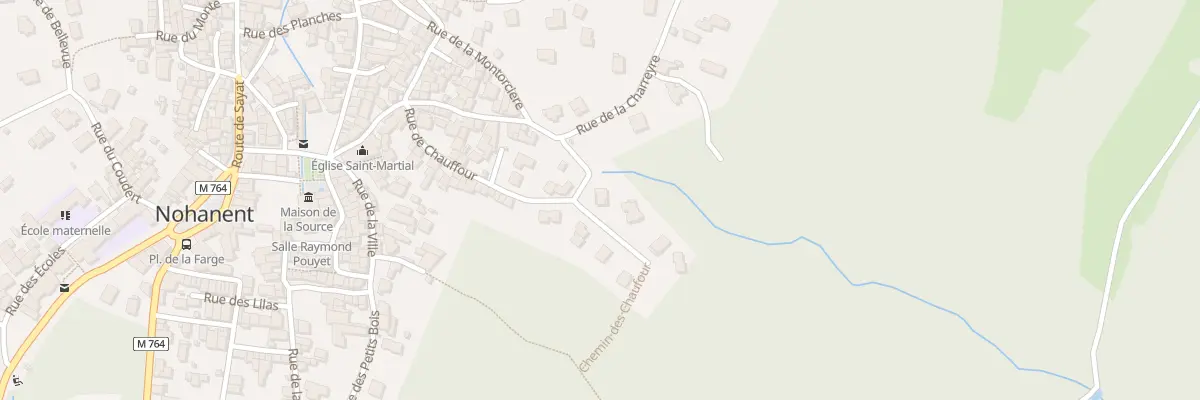 Plan du 21 Rue du Chauffour à Nohanent