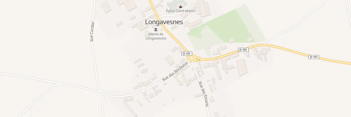 Plan du 1 Rue Principale à Longavesnes