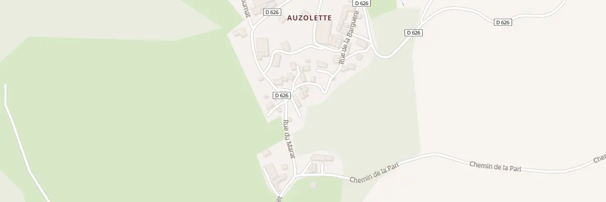 Plan du 5037 Auzolette à Courgoul