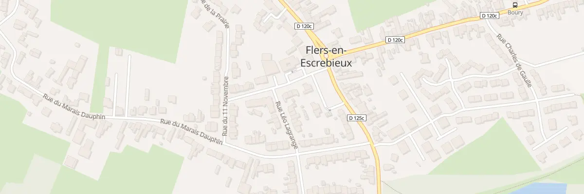 Plan du 3 Rue Leo Lagrange à Flers-en-Escrebieux
