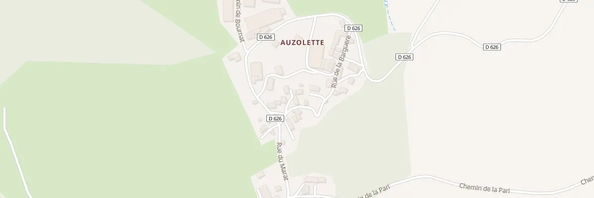 Plan du 5045 Auzolette à Courgoul