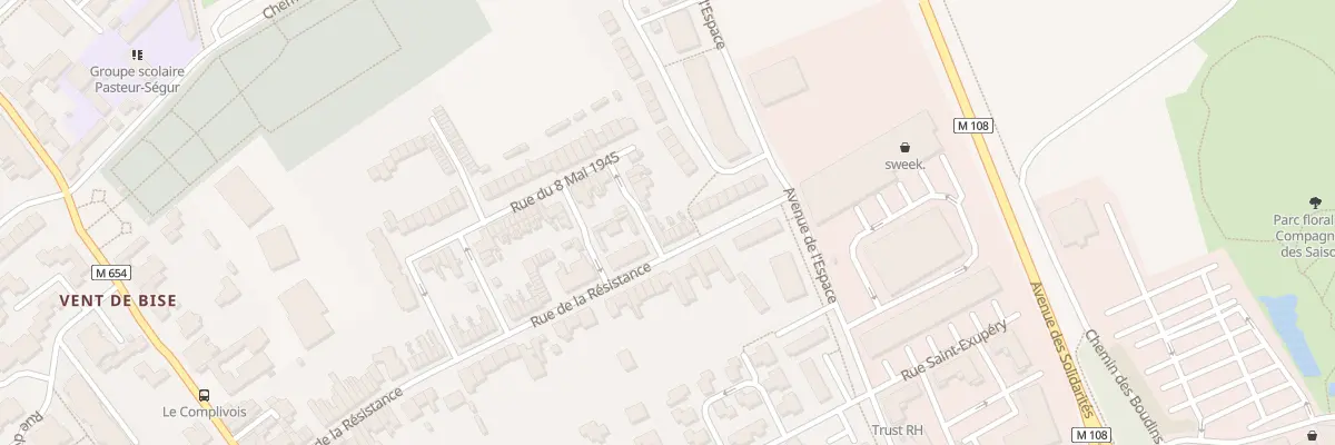 Plan du 85 Rue de la Résistance à Wambrechies