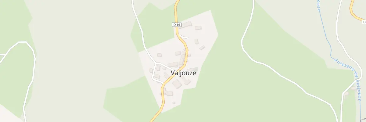 Plan du 5008 Sous le Couderc à Valjouze