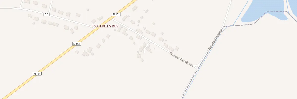 Plan du 9002 Cour des Genièvres à Varennes-lès-Narcy