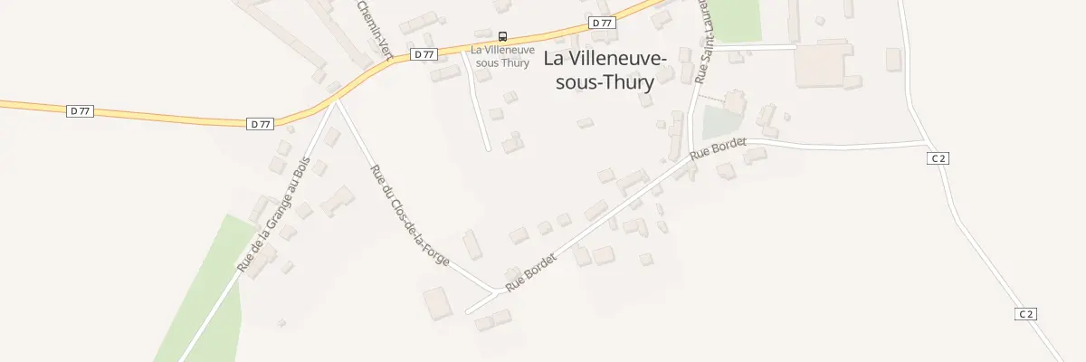Plan du 24 Rue Bordet à La Villeneuve-sous-Thury