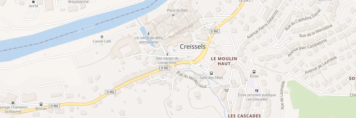 Plan du 4 Avenue des Comtes d’Armagn à Creissels