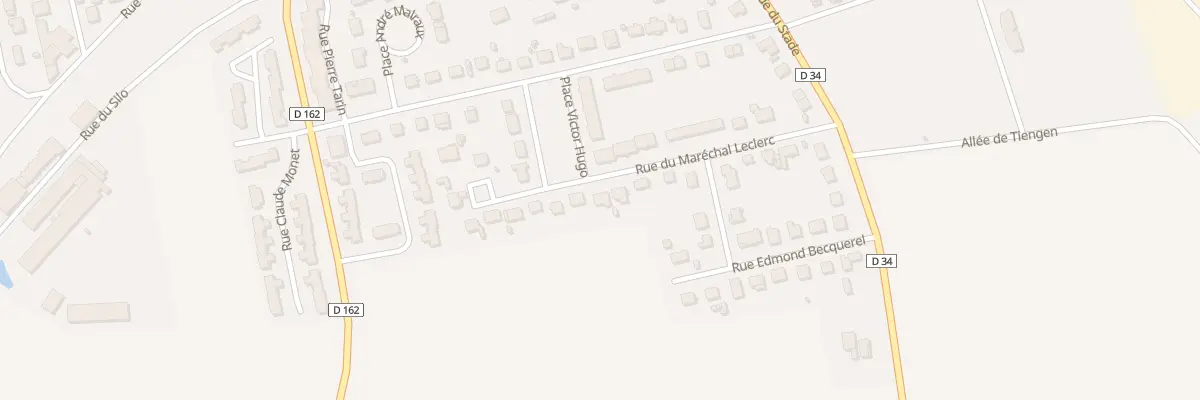 Plan du 17 Rue du Marechal Leclerc à Courtenay
