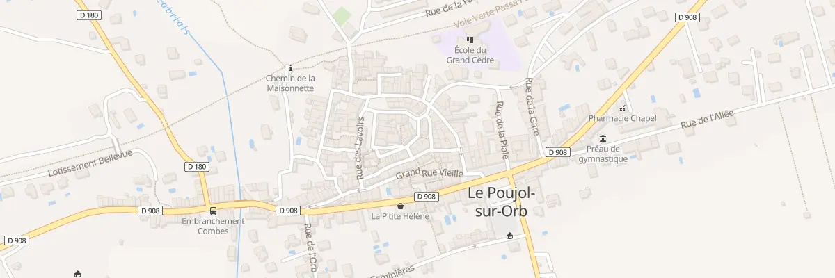 Plan du 3 Rue des Remparts au Poujol-sur-Orb