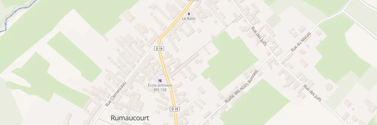 Plan du 199 Rue Joffre à Rumaucourt