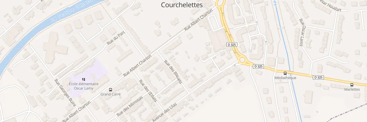 Plan du 7 Rue des Bleuets à Courchelettes